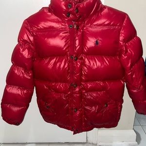 Ralph Lauren Boy’s Water-Repellant Glossed Down Jacket